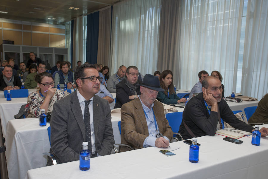 Nacho Manzano, Ricardo Sotres, José Antonio Campoviejo, Jaime Uz, Marcos Morán e Isaac Loya, seis cocineros con estrella Michelin de Asturias, se presentaron por parejas para preparar platos