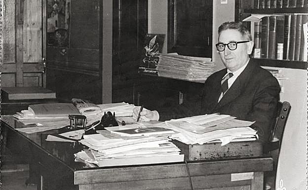 Juan González-Wes, hijo del fundador, en su despacho.