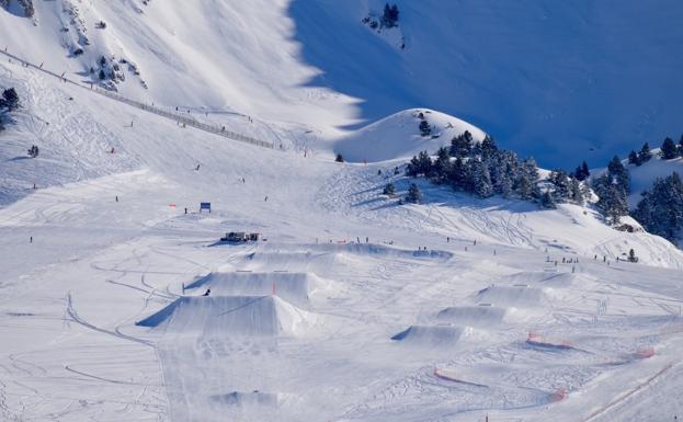 El snowpark de Baqueira Beret se encuentra en Era Marmota