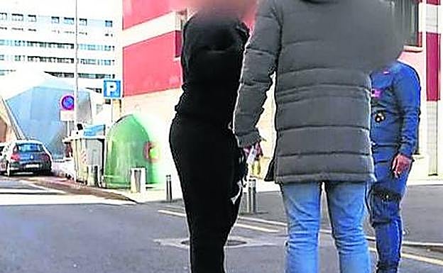 Escena del altercado.