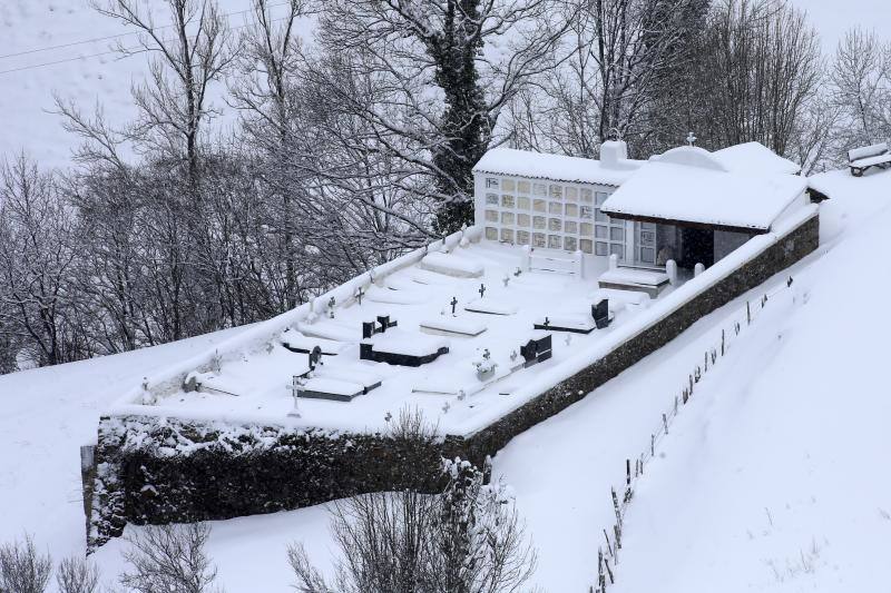 El temporal se recrudece en Asturias