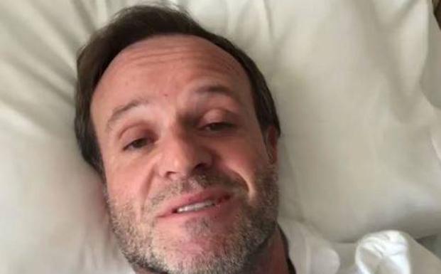Barrichello se recupera de una operación en el cerebro