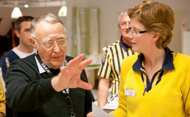 Ingvar Kamprad, fundador de IKEA. 