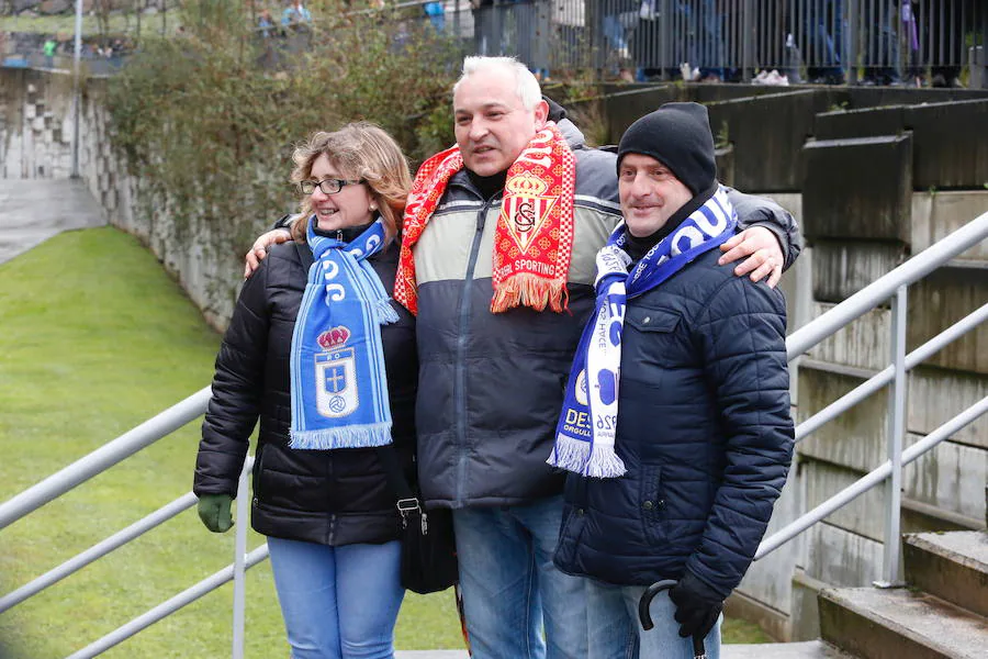 Las imágenes más destacadas del derbi asturiano 