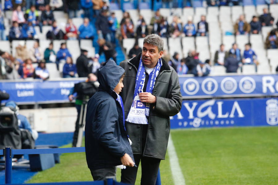 El ambiente previo al partido en el interior del Tariere