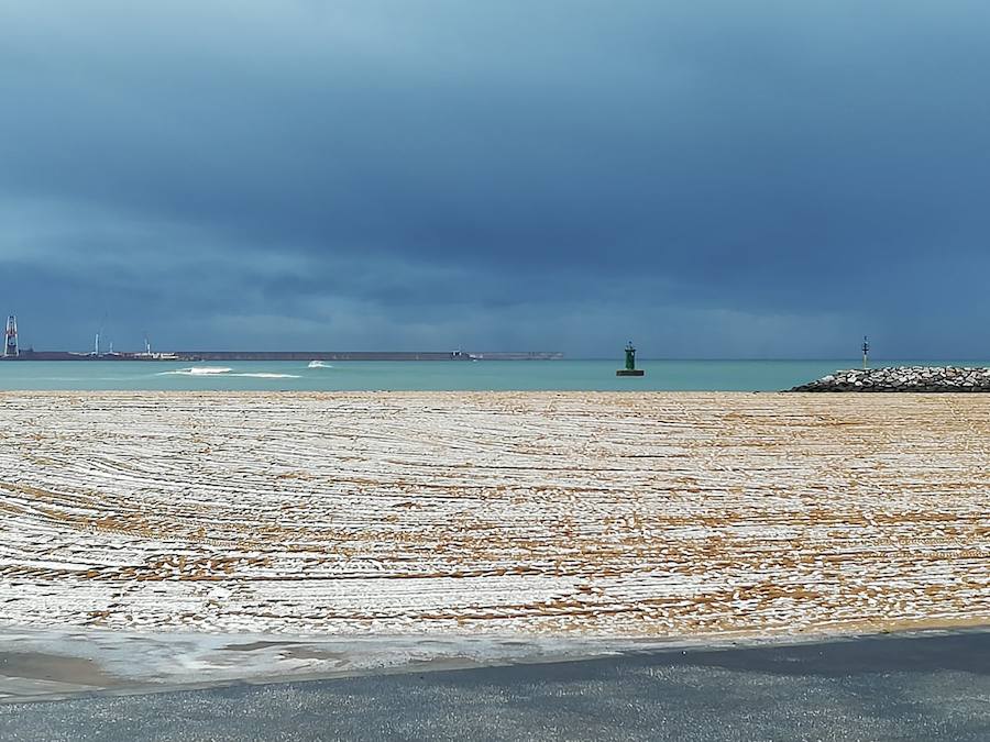 Nieve, frío y lluvia en Asturias