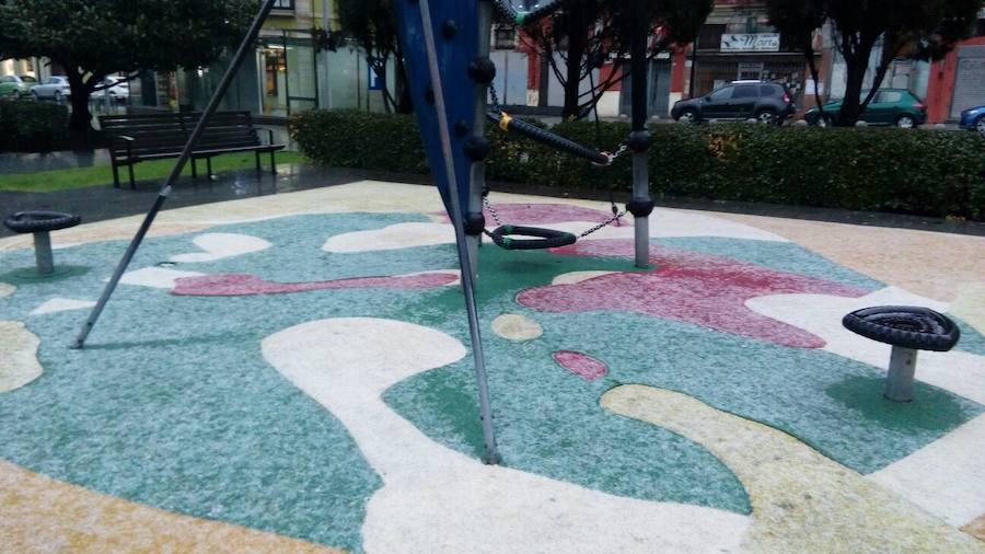 Nieve, frío y lluvia en Asturias