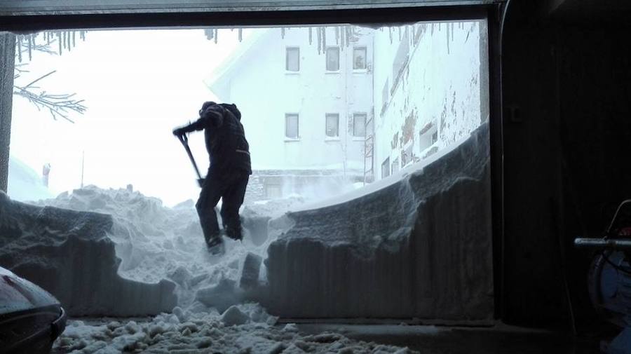 Nieve, frío y lluvia en Asturias
