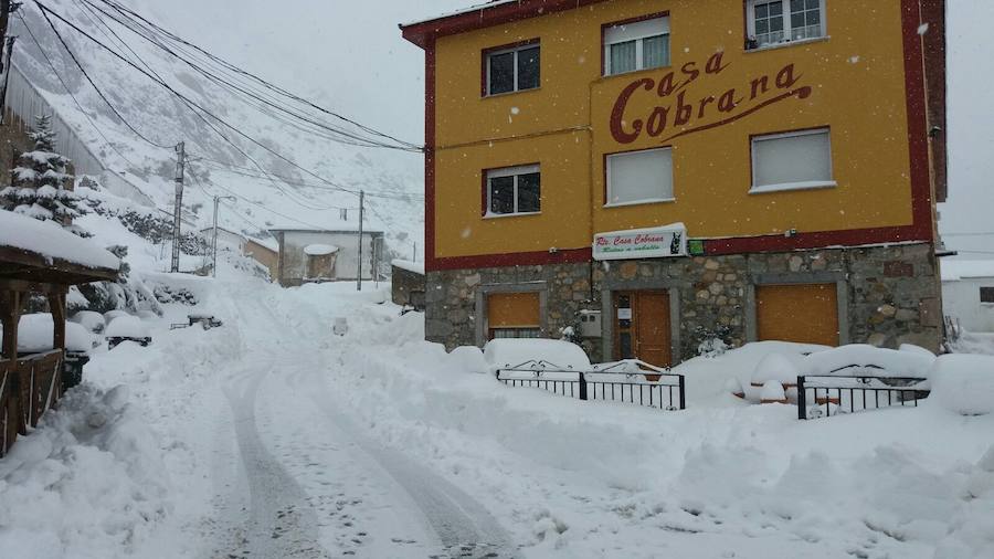 Nieve, frío y lluvia en Asturias