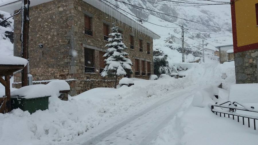 Nieve, frío y lluvia en Asturias