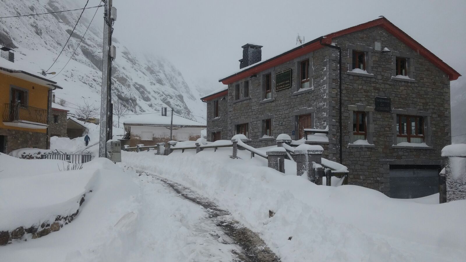 Nieve, frío y lluvia en Asturias