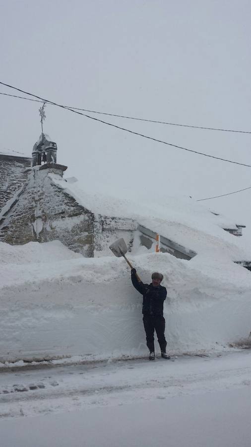 Nieve, frío y lluvia en Asturias