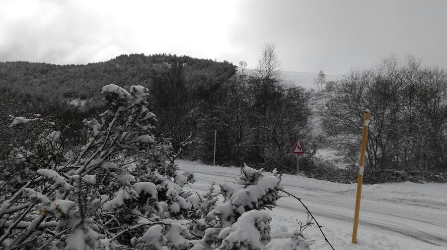 Nieve, frío y lluvia en Asturias