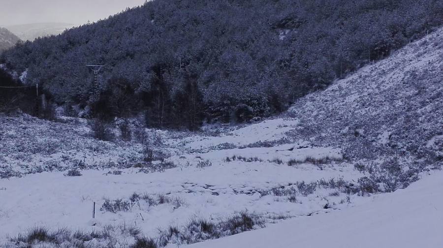 Nieve, frío y lluvia en Asturias