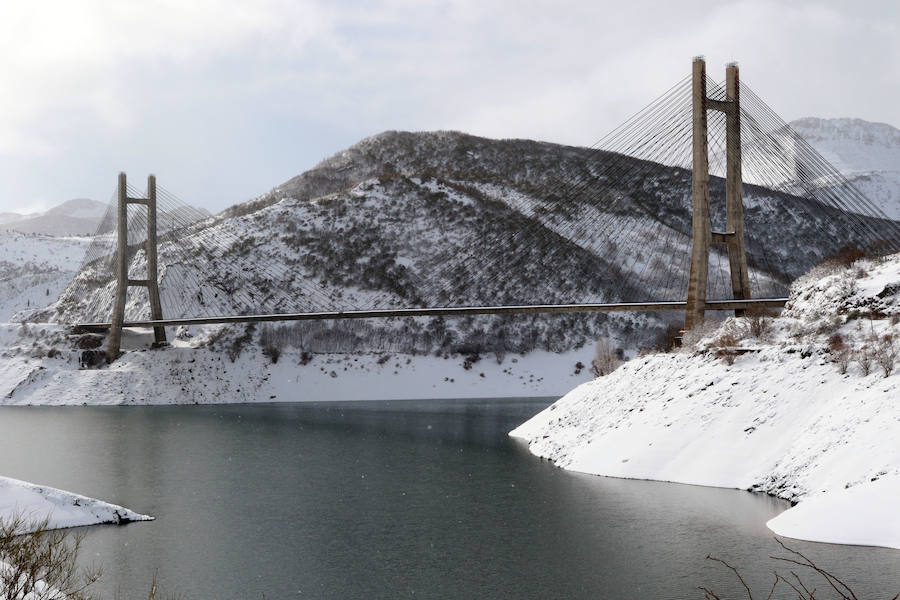 Nieve, frío y lluvia en Asturias