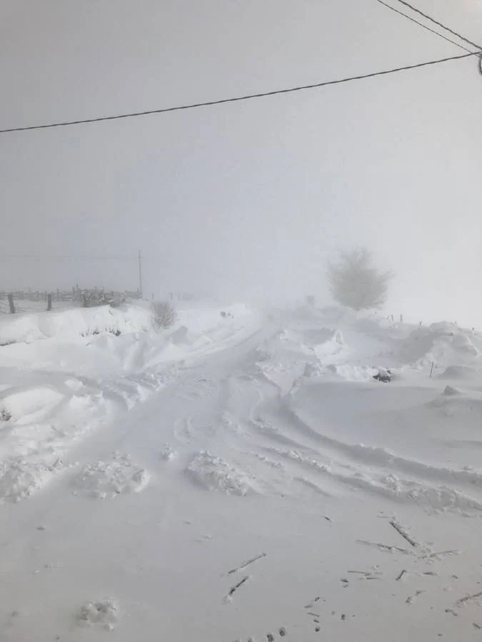 La cuenca media y alta del Navia y la comarca de los Oscos están cubiertas de un manto blanco. La nieve está dejando bellas estampas, pero está causando problemas en las comunicaciones y el suministro eléctrico.