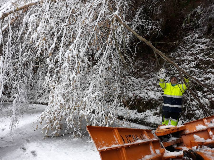 Continúa la ola de frío en Asturias