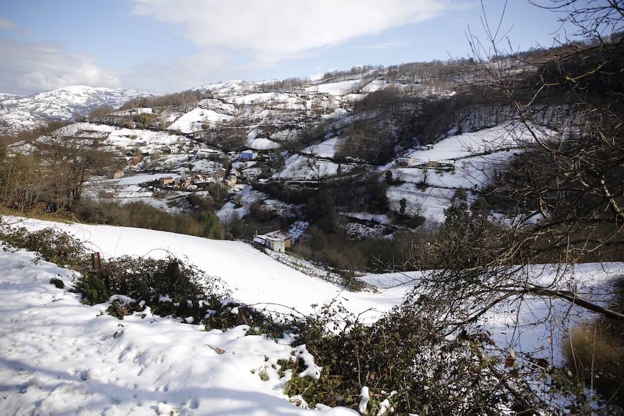 Continúa la ola de frío en Asturias