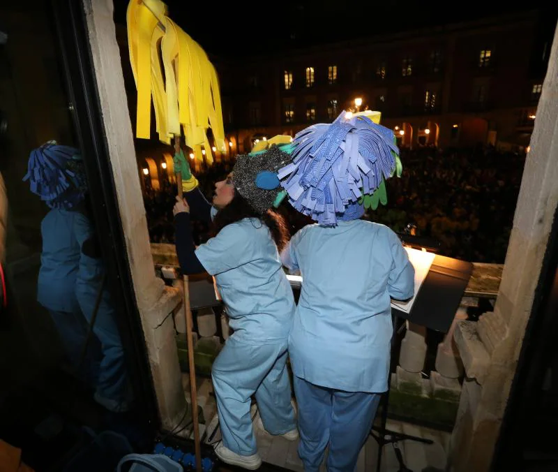 El músico, todo un clásico del carnaval en Asturias, fue el encargado de dar el pregón que inicia la fiesta