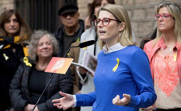 La portavoz de JxCat en el Parlament, Elsa Artadi.