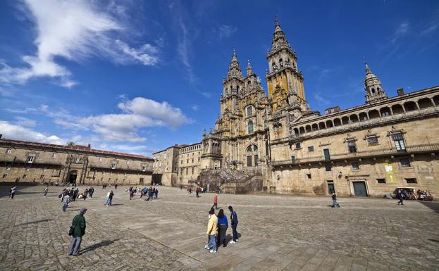 Vista de Santiago de Compostela.