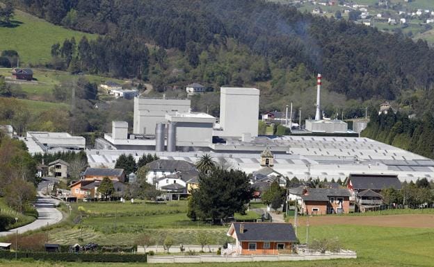 Instalaciones de Industrias Lácteas Asturianas en Anleo. 