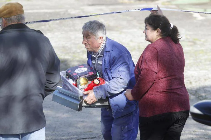 . El restaurante no aguantó la cimentación, se ve una inclinación de unos treinta centímetros