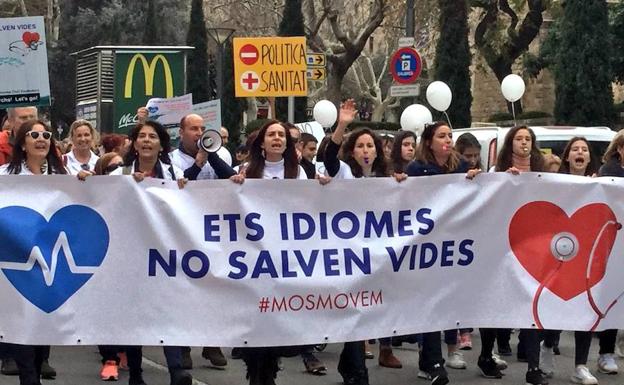 Protesta en Palma