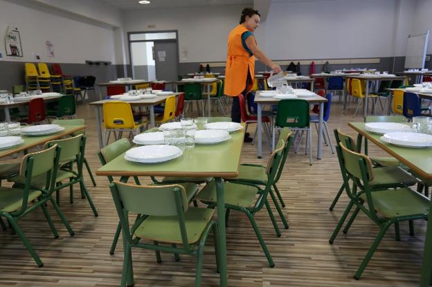 Comedor del Colegio Público Jovellanos. 