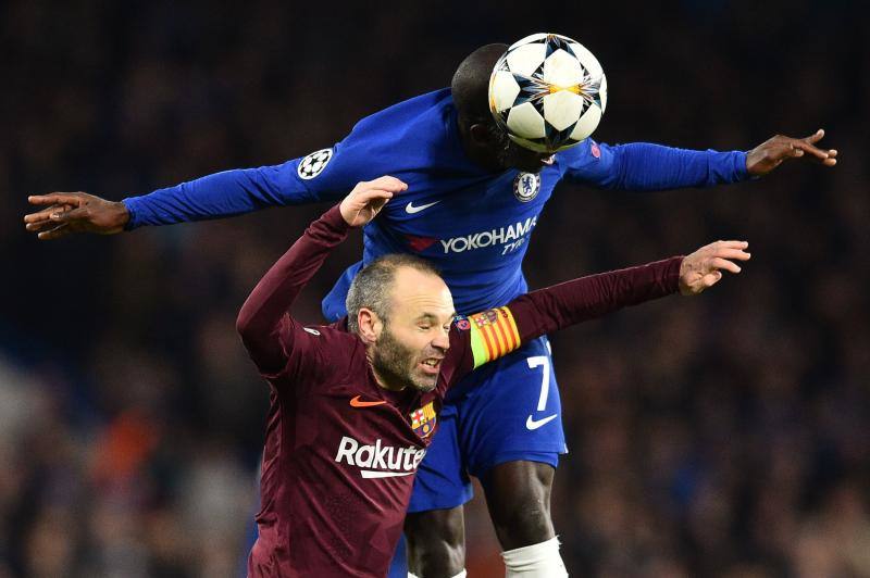 El Chelsea y el Barcelona se enfrentaron en Stamford Bridge en la ida de octavos de final de la Liga de Campeones.