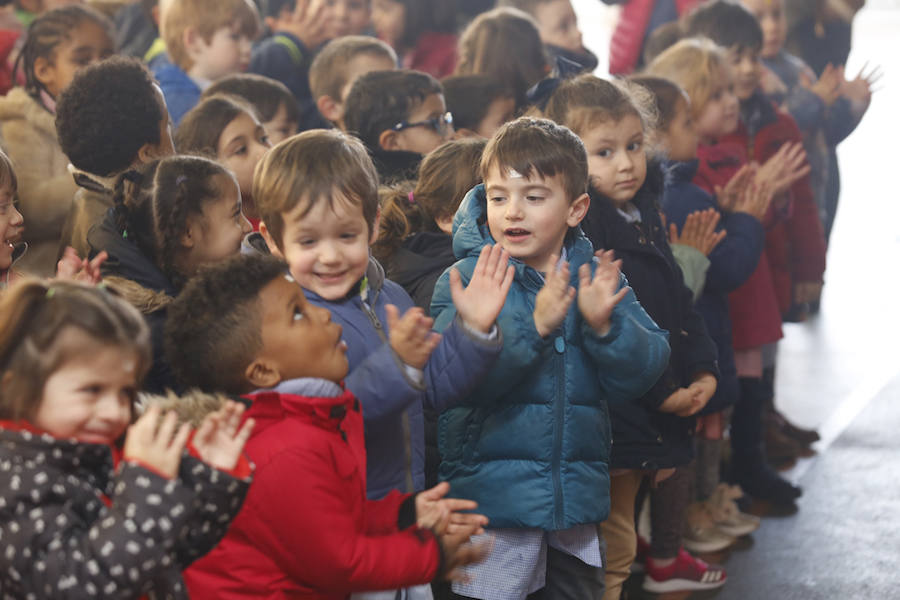En la Escuelona conviven niños de diferentes nacionalidades