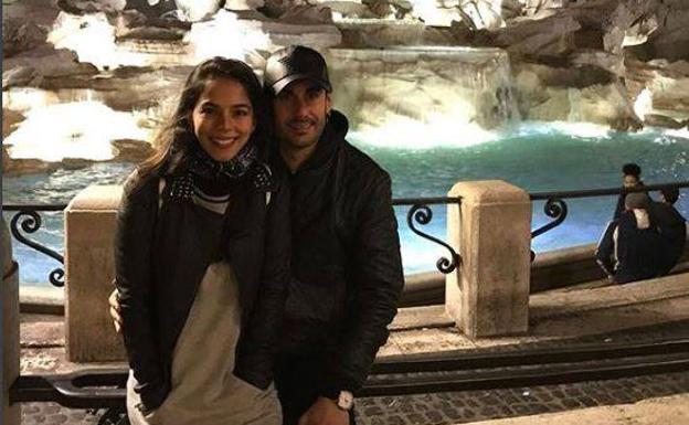 Una de las imágenes en La Fontana de Trevi, compartida por Melendi en Instagram.