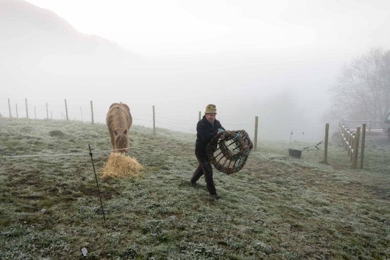 Un desayuno de época en el que no faltaron ni las escopetas con más solera ni las madreñes, congrega a los apasionados de este deporte en el oriente asturiano.