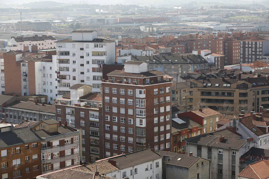 Imágenes tomadas desde los lugares más altos de la ciudad. Vista desde la Estrella.