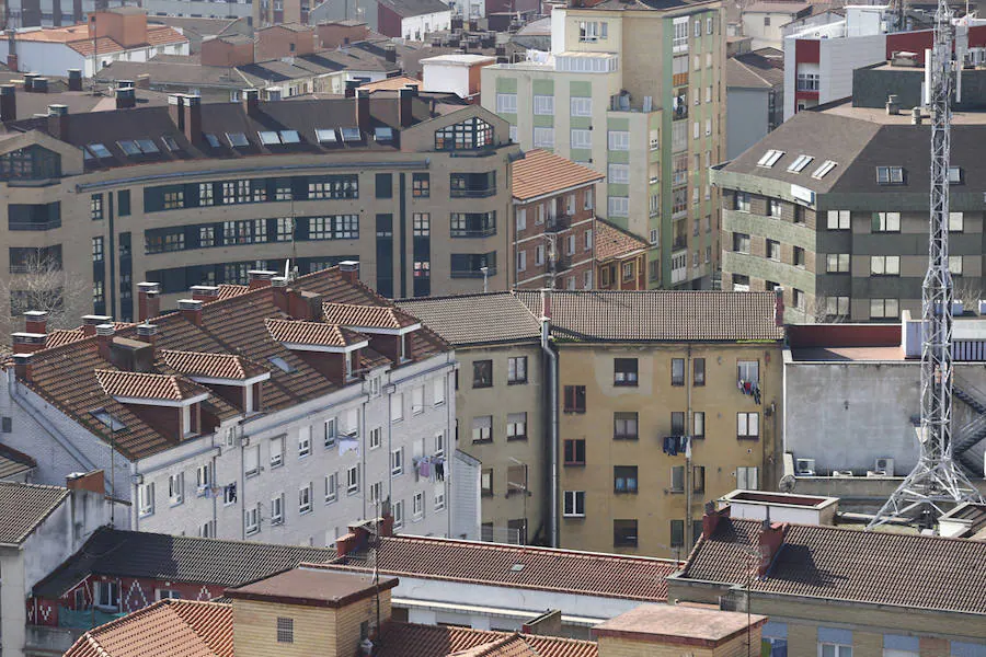 Imágenes tomadas desde los lugares más altos de la ciudad. Vista desde la Estrella.