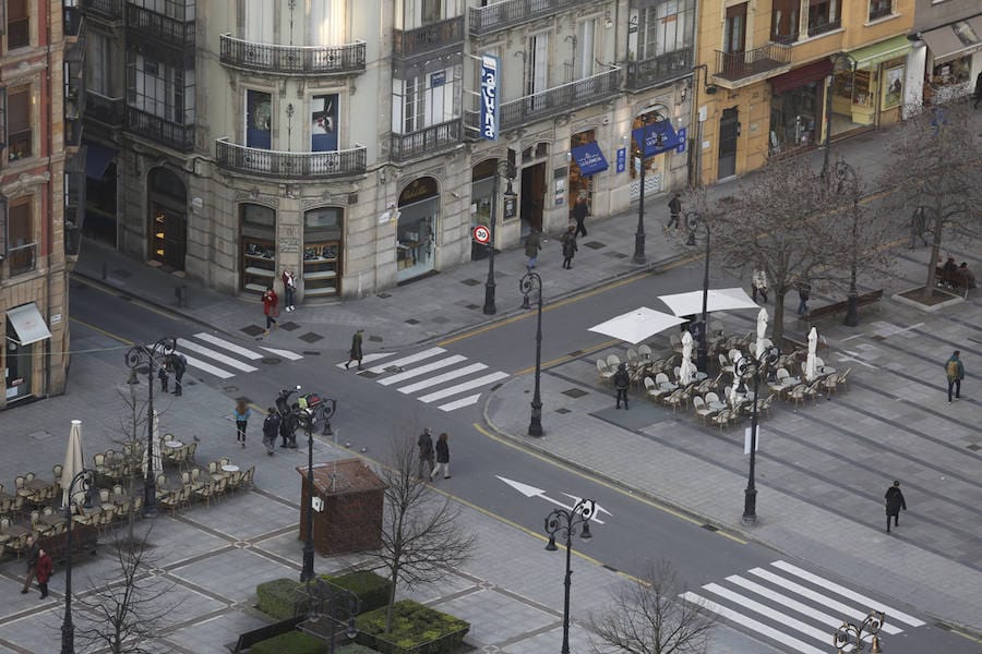 Imágenes tomadas desde los lugares más altos de la ciudad. Vista desde Begoña.