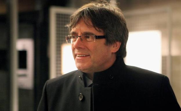 Puigdemont acude a un acto en Gante. 