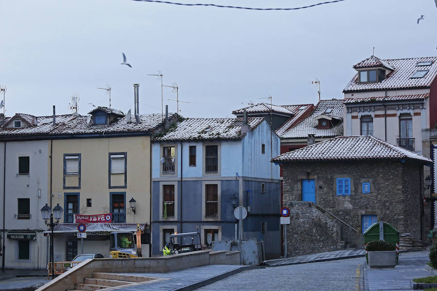 Fotos: La nieve llega a Gijón