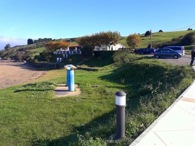 Zona de la playa donde se prevén ejecutar las obras de mejora. 