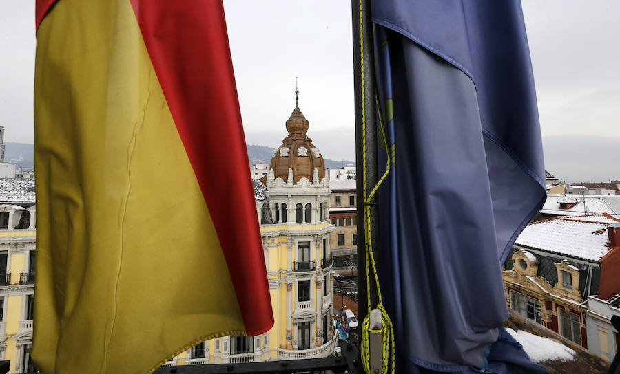 Imágenes tomadas desde los lugares más altos de la capital del Principado