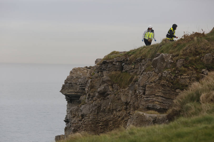 Fotos: Dispositivo de búsqueda en Gijón de Lorena Torrre, la mujer desaparecida