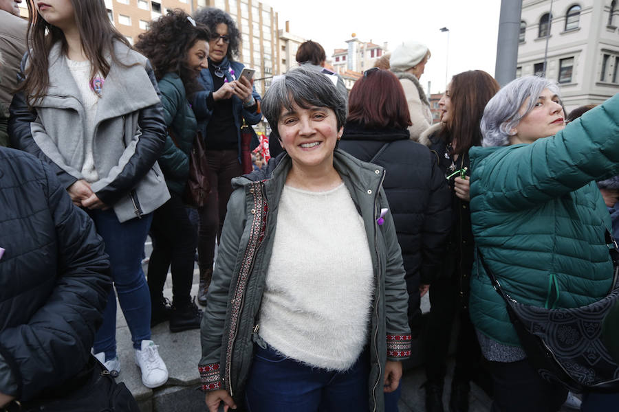 Asturias celebra el Día Internacional de la Mujer en las calles de Gijón en la primera huelga general feminista convocada bajo el lema 'Si nosotras paramos, se para el mundo'