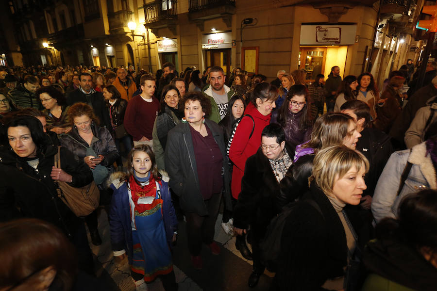 Asturias celebra el Día Internacional de la Mujer en las calles de Gijón en la primera huelga general feminista convocada bajo el lema 'Si nosotras paramos, se para el mundo'