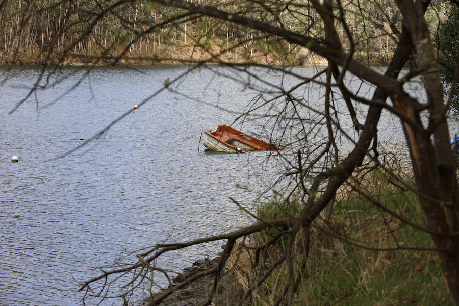 Tras confesar Javier Ledo el crimen de la gijonesa, un equipo de Geas ha vuelto al embalse de Arbón en busca de más pistas