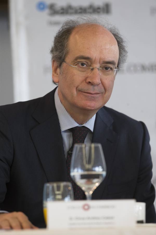 La ponencia corrió a cargo del subdirector general y director de Asset Management y Análisis de Banco Sabadell, Cirus Andreu. 