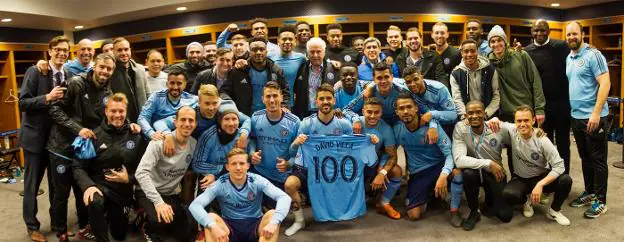 Villa celebra con gol sus 100 partidos en la MLS
