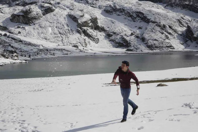 Fotos: Fin de semana de nieve en los Lagos