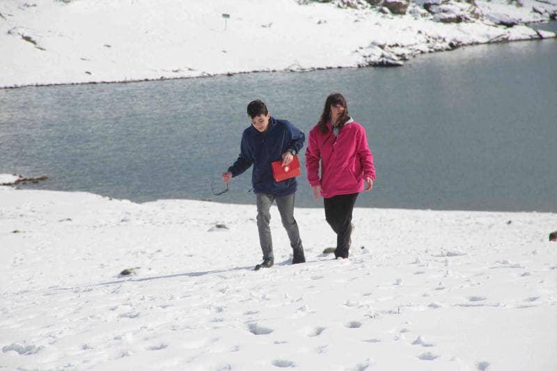 Fotos: Fin de semana de nieve en los Lagos