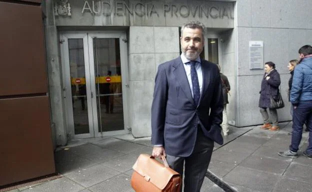 José María Fernández, 'Morgan', a la salida de la vista suspendida en la Audiencia Provincial en 2016.