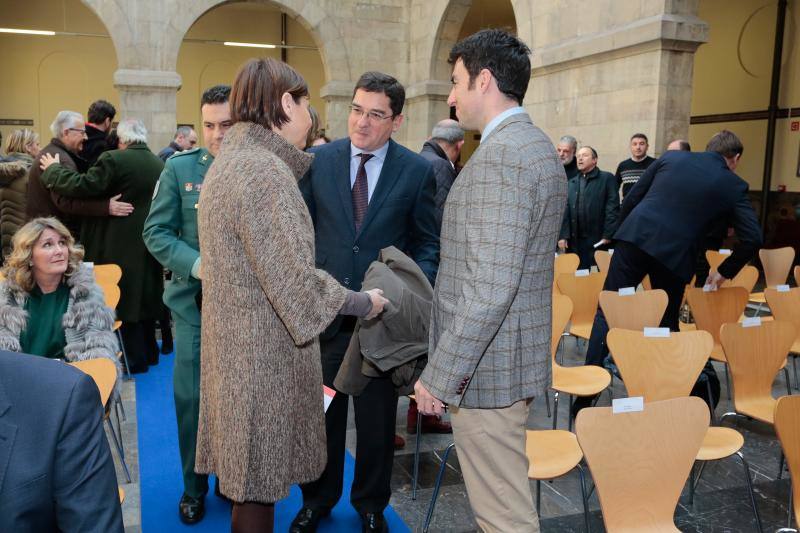 El acto tuvo lugar en el patio del Centro de Cultura Antiguo Instituto y estuvo presidido por la alcaldesa de Gijón, Carmen Moriyón, y el director de Ser Gijón y Ser Avilés, Pablo González-Palacios.